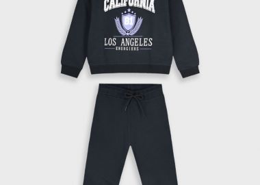 Φούτερ φόρμα με τύπωμα | ΜΑΥΡΟ - Energiers - 